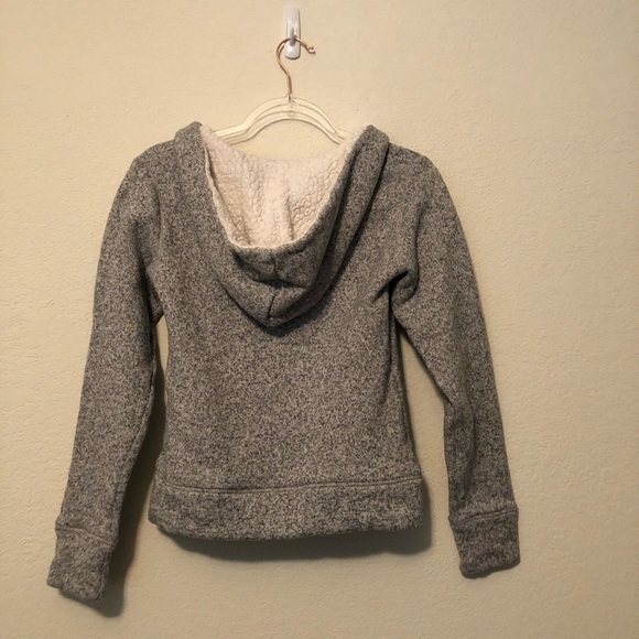 Nike ACG Hoodie Sweatshirt Fleece Grey Sherpa Hood Small S - Picture 2 of 5